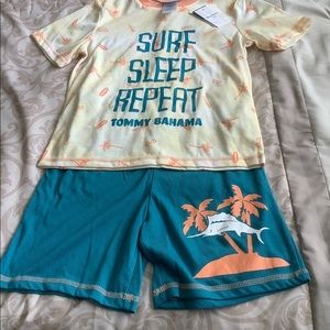 NWT Tommy Bahama Kids 2 pc. Surf Pajamas 🏄 🌊